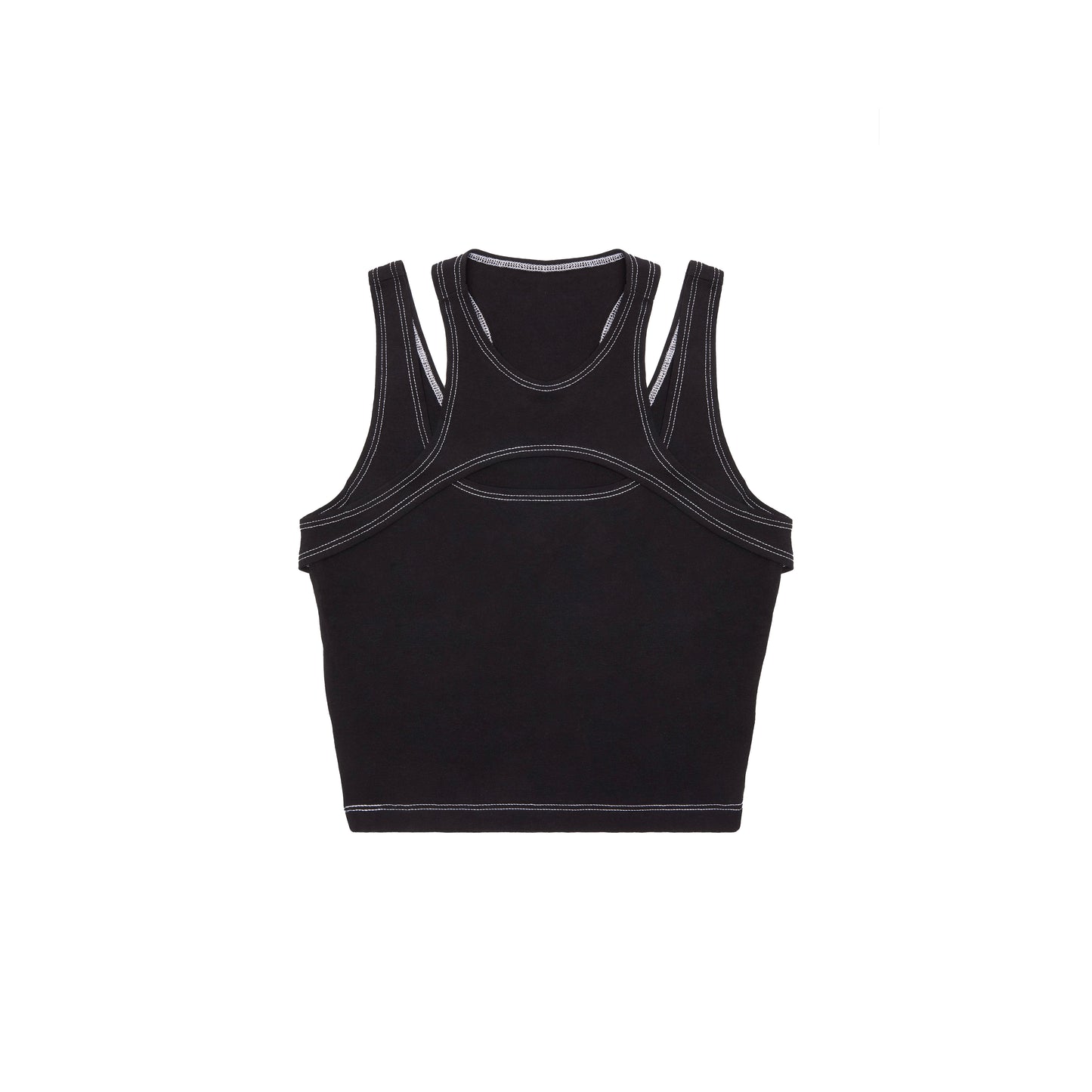 "Cutout" Tank (Black)