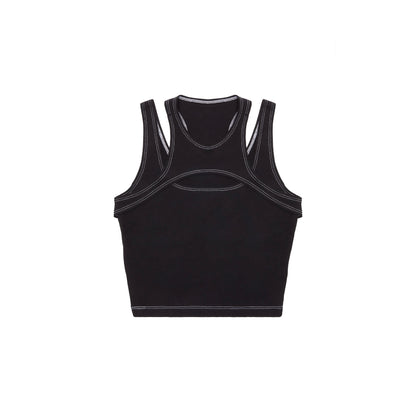 "Cutout" Tank (Black)