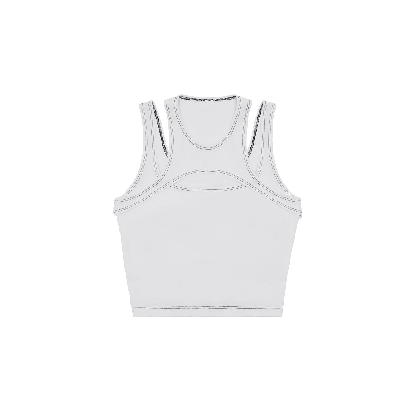 "Cutout" Tank (White)